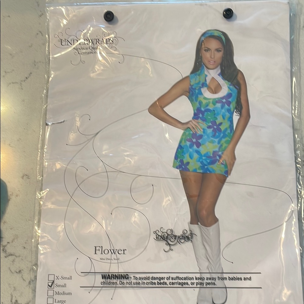 Dreamgirl Blue and Green Chemise Intimates Sleepwear